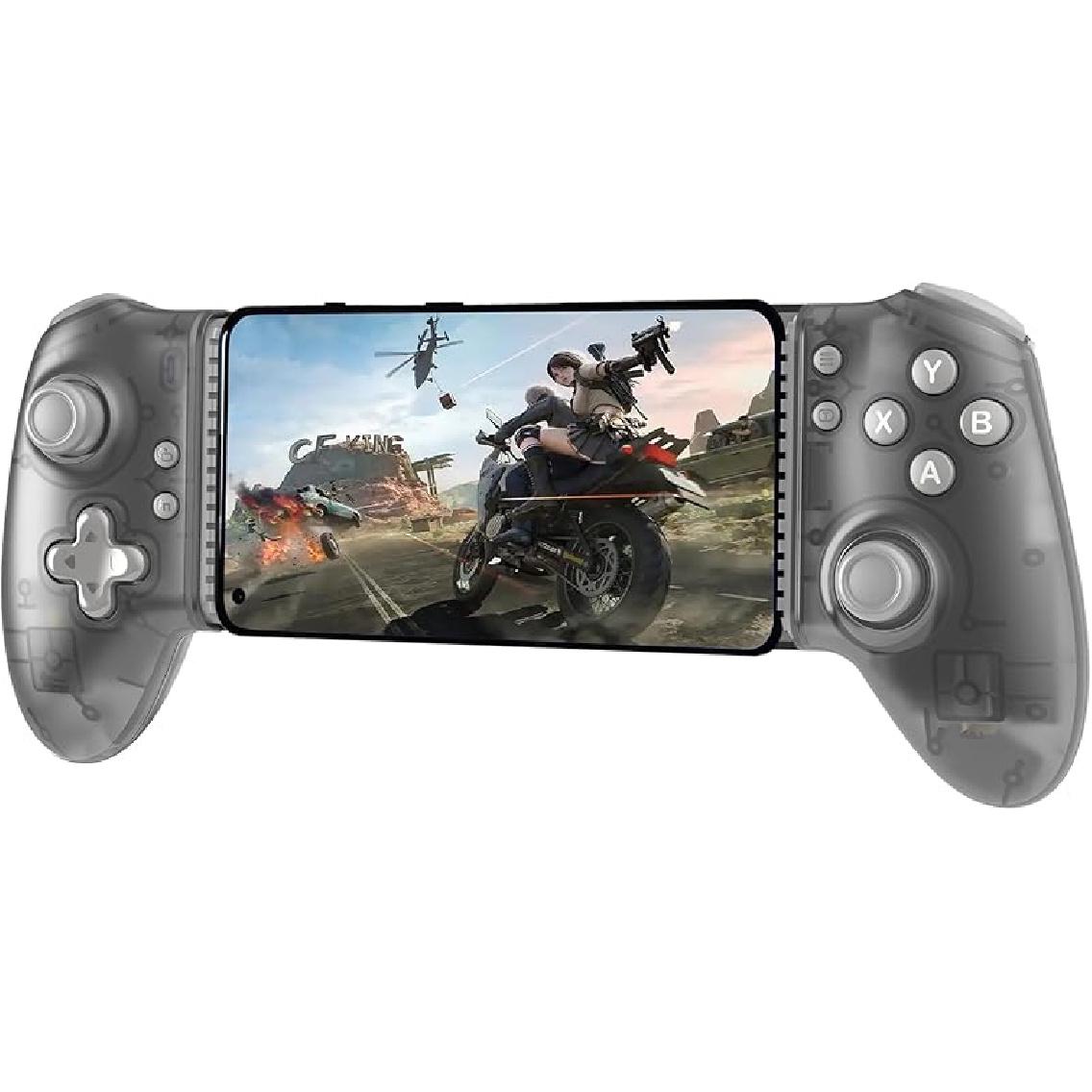 Бездротовий ігровий контролер для мобільних пристроїв Android та iPhone, Switch - Грайте в консольні ігри на своєму телефоні - Стрімінг з ПК, Xbox, Play Station, Сенсорний екран Transparent Gray
Бездротовий ігровий контролер для мобільних пристроїв Android та iPhone, Switch - Грайте в консольні ігри на своєму телефоні - Стрімінг з ПК, Xbox, Play Station, Сенсорний екран Transparent Gray
