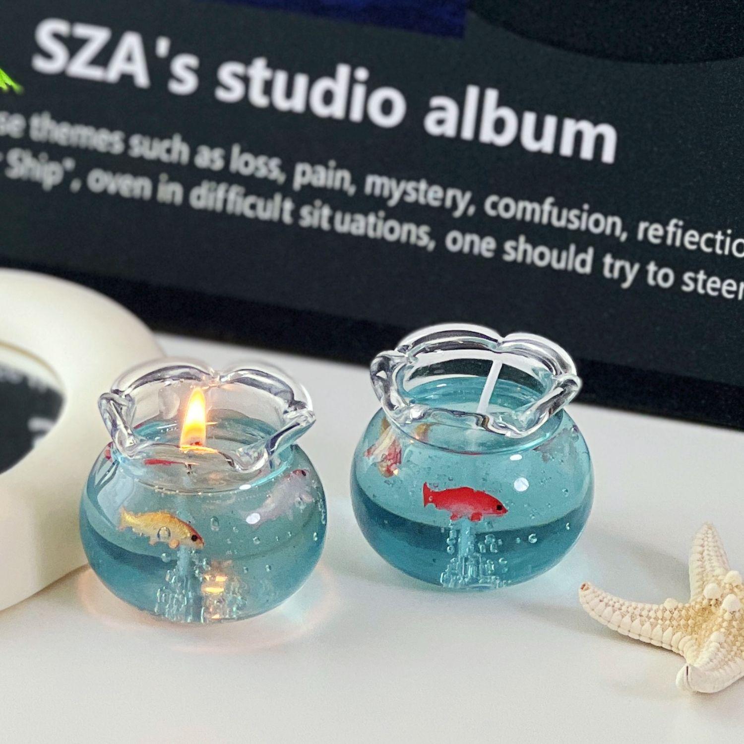 Exquisite Mini Fish Tank Aromatherapy Candle - Creative Home Fragrance & Bubble Fish Souvenir for Bedrooms & Birthday Gifts
Exquisite Mini Fish Tank Aromatherapy Candle - Creative Home Fragrance & Bubble Fish Souvenir for Bedrooms & Birthday Gifts