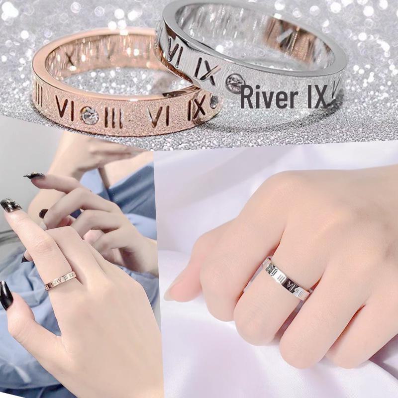 Luxurious Titanium Steel Couple Rings: Women s Trendy Design and Men s Inlaid Roman Numerals with Zircon – Popular Korean Jewelry Size 9 серебряный
Luxurious Titanium Steel Couple Rings: Women s Trendy Design and Men s Inlaid Roman Numerals with Zircon – Popular Korean Jewelry Size 9 серебряный