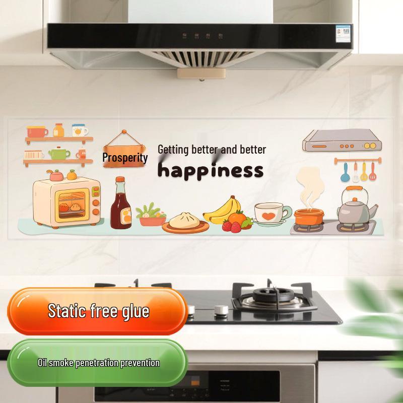 Waterproof Oil-Proof Kitchen Stickers - Self-Adhesive Stovetop Decor, Ideal for Housewarming Gifts and New Homes. 28x87cm
Waterproof Oil-Proof Kitchen Stickers - Self-Adhesive Stovetop Decor, Ideal for Housewarming Gifts and New Homes. 28x87cm