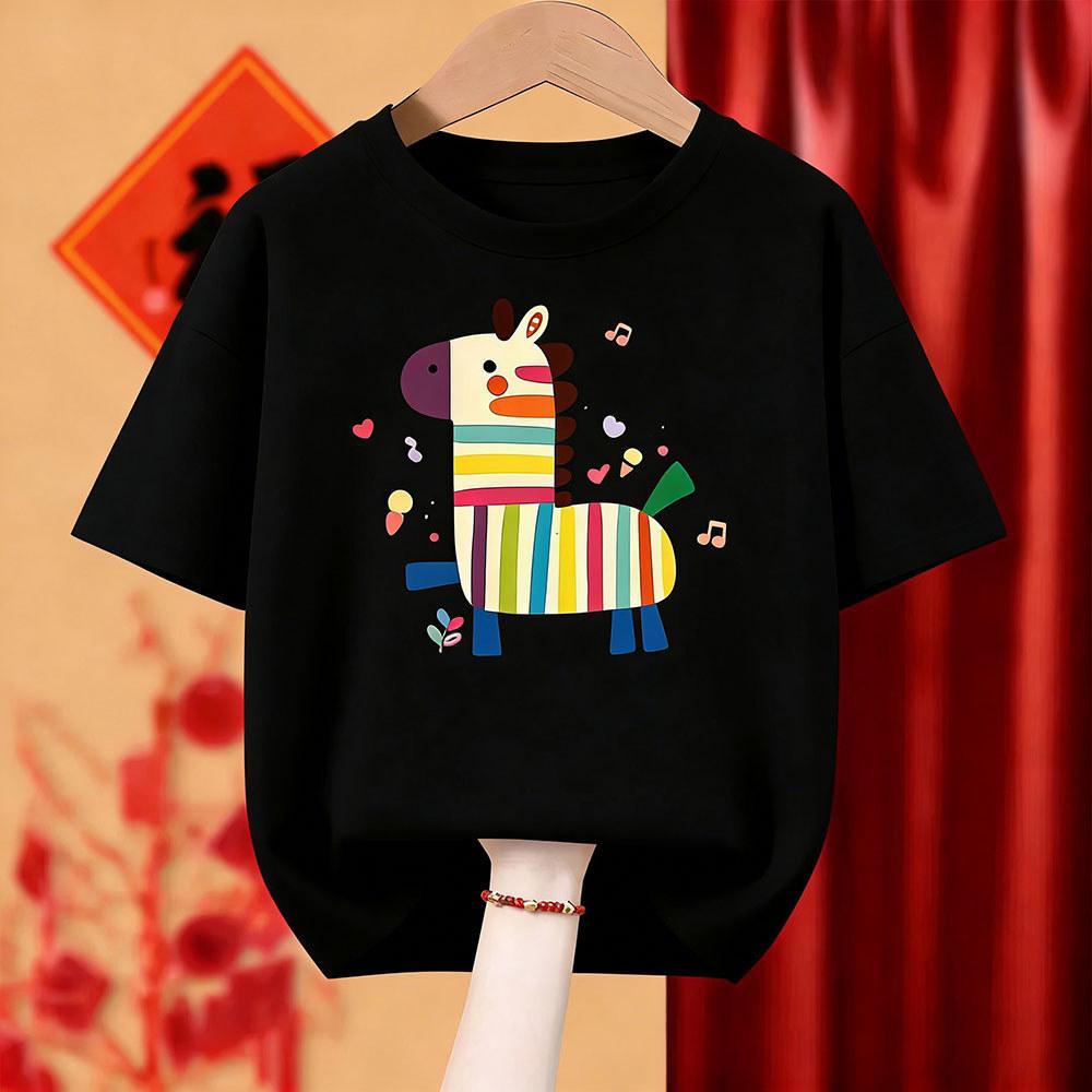 Children s T-shirt with Chinese New Year short sleeved red T-shirt 140
Children s T-shirt with Chinese New Year short sleeved red T-shirt 140