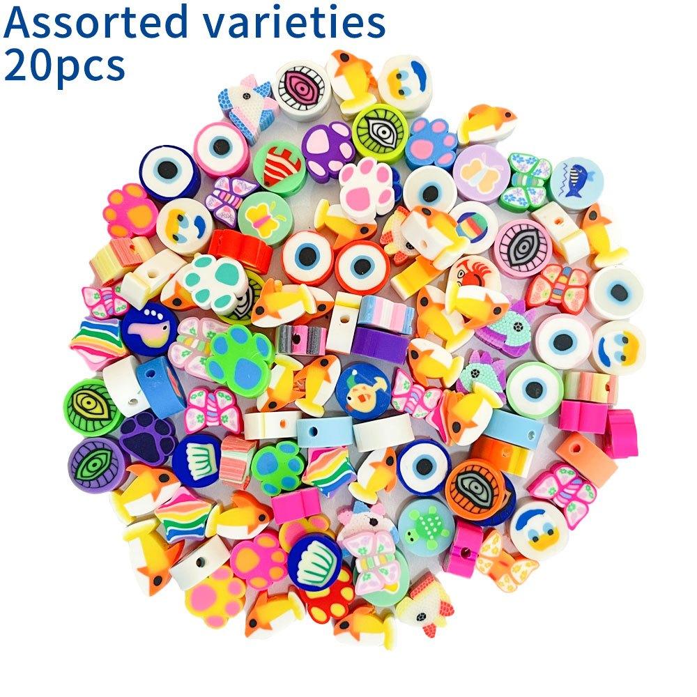 20/30 кусочков мягкого керамического материала, случайные цвета, декоративные бусины в форме сердца, бусины-разделители, браслеты своими руками, ожерелья, серьги, брелки, 20pcs
20/30 кусочков мягкого керамического материала, случайные цвета, декоративные бусины в форме сердца, бусины-разделители, браслеты своими руками, ожерелья, серьги, брелки, 20pcs