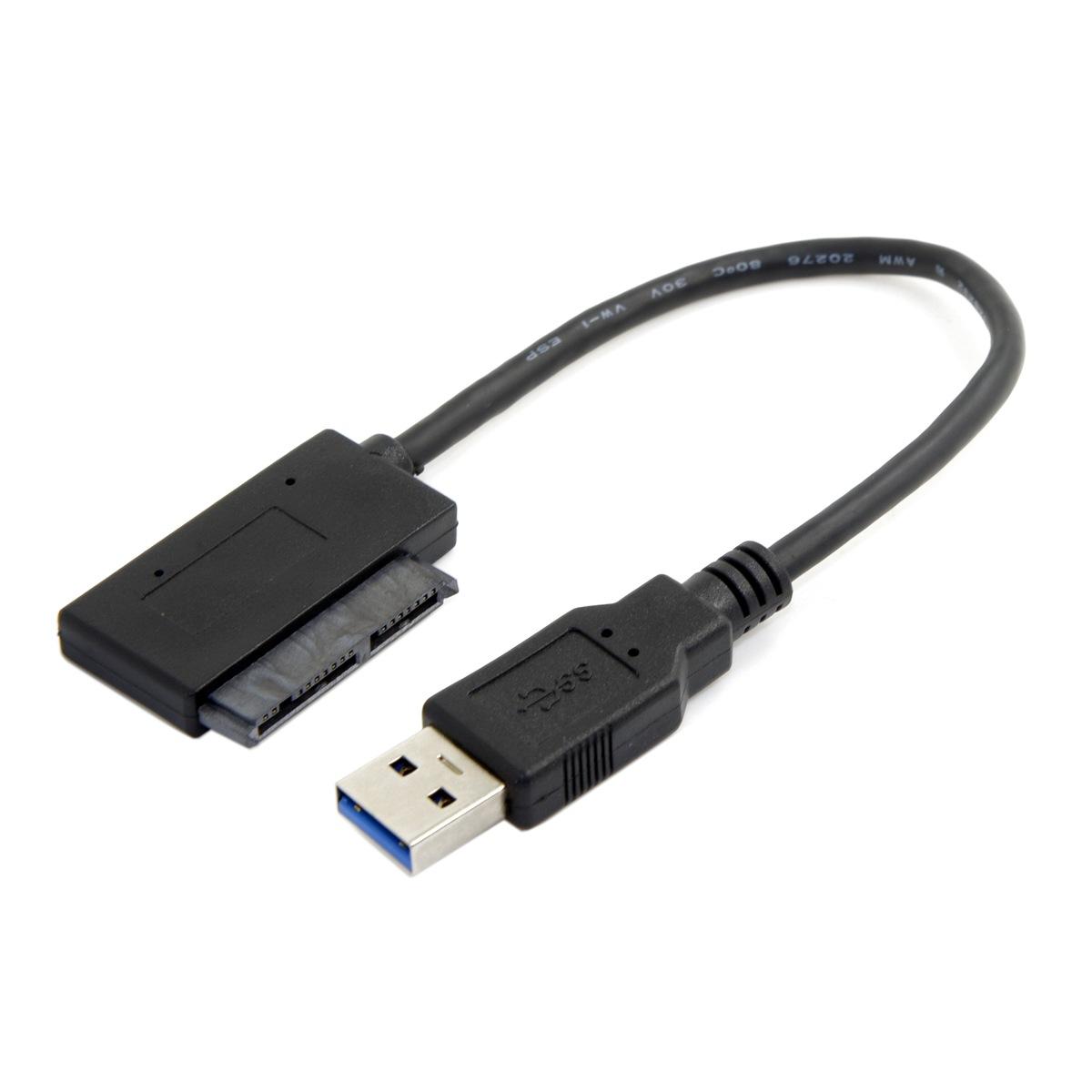USB 3.0 to Micro SATA 7+9 16 Pin 1.8 90 Degree Angled Hard Disk Driver SSD Adapter Cable As Shown A
USB 3.0 to Micro SATA 7+9 16 Pin 1.8 90 Degree Angled Hard Disk Driver SSD Adapter Cable As Shown A