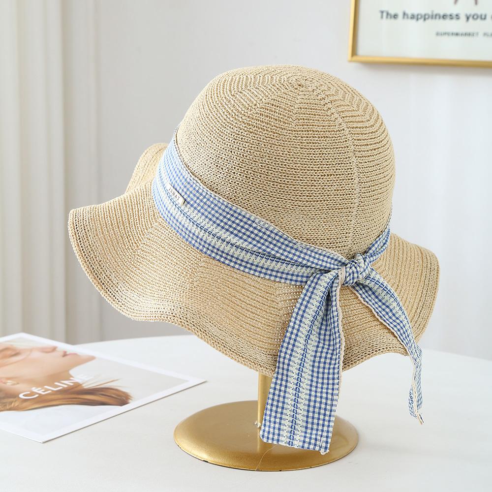 Summer Sun Hat For Women Fashion Breathable Bow Ribbon & Wide Brim Outdoor Travel Korean Style Bucket Hat Female бежевый
Summer Sun Hat For Women Fashion Breathable Bow Ribbon & Wide Brim Outdoor Travel Korean Style Bucket Hat Female бежевый