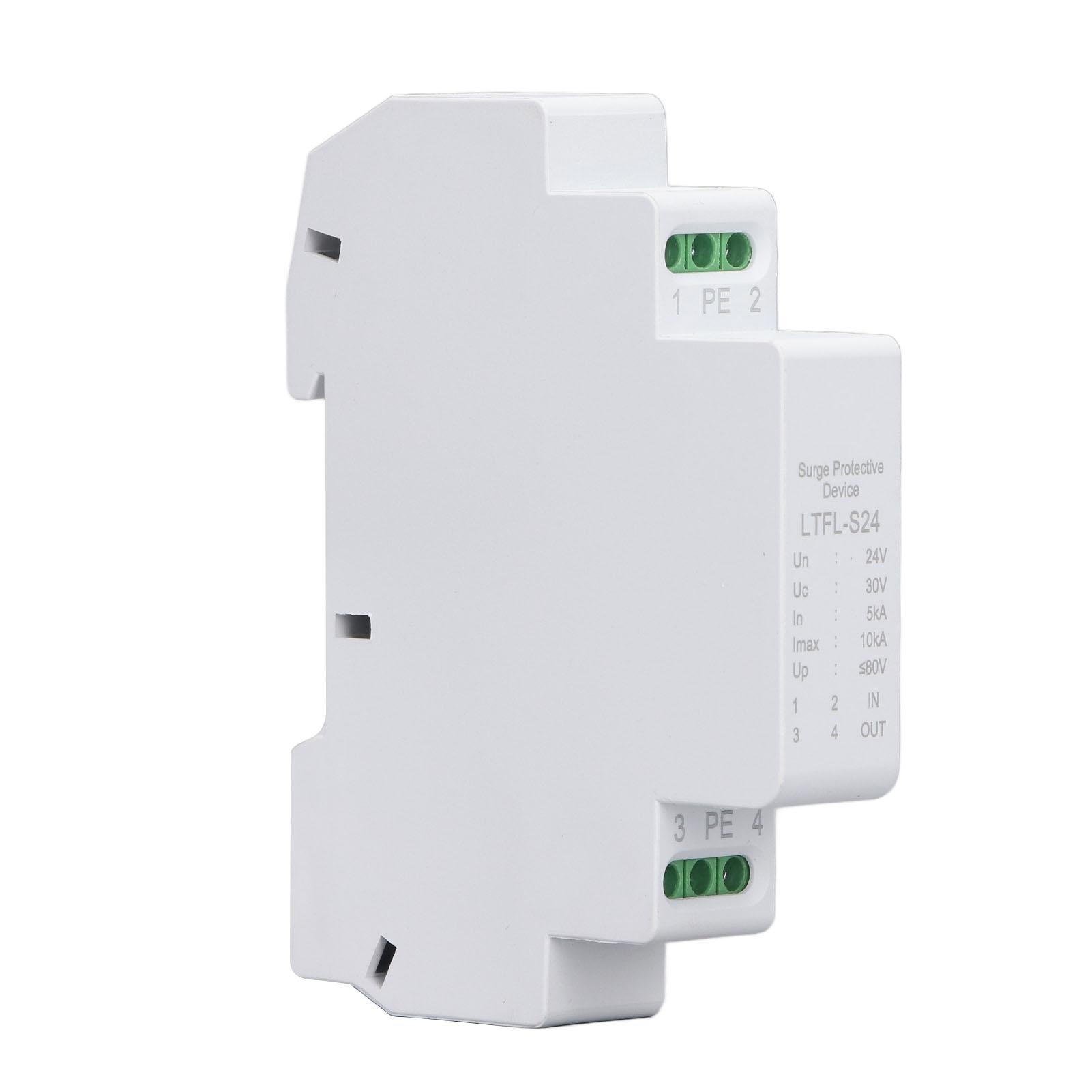 Surge Protective Device 24V 5‑10KA RS232 RS485 RS422 PC Voltage Protection Arrester Protector
Surge Protective Device 24V 5‑10KA RS232 RS485 RS422 PC Voltage Protection Arrester Protector