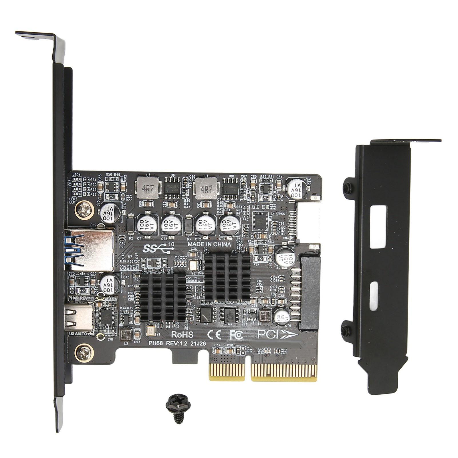 PCIE Card Computer PCIE 3.0 to USB3.0 10Gbps Transfer Rate PCIE Full Interface Expansion Card
PCIE Card Computer PCIE 3.0 to USB3.0 10Gbps Transfer Rate PCIE Full Interface Expansion Card