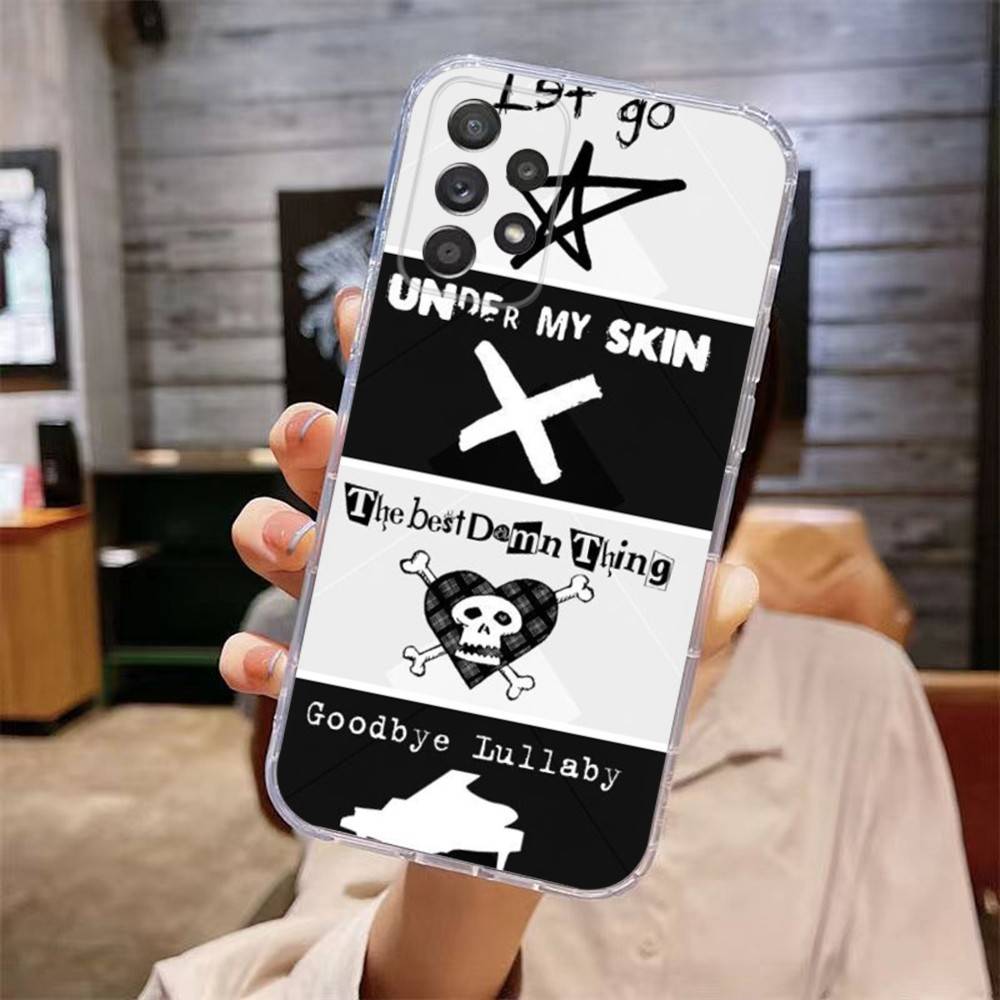 A-Avril Singer L-Lavigne Phone Case For Samsung Galaxy A,71,70,52,51,40,31,50,50S,30S,21S,12,10,Note20ultra Transparent Cover Note20ultra
A-Avril Singer L-Lavigne Phone Case For Samsung Galaxy A,71,70,52,51,40,31,50,50S,30S,21S,12,10,Note20ultra Transparent Cover Note20ultra