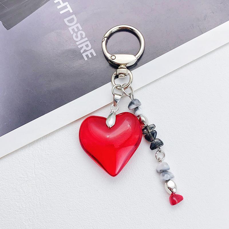 Lovely Simple Big Heart Keychain Versatile Beaded Keychain Pendant Exquisite Backpack Decoration Accessories Gifts
Lovely Simple Big Heart Keychain Versatile Beaded Keychain Pendant Exquisite Backpack Decoration Accessories Gifts