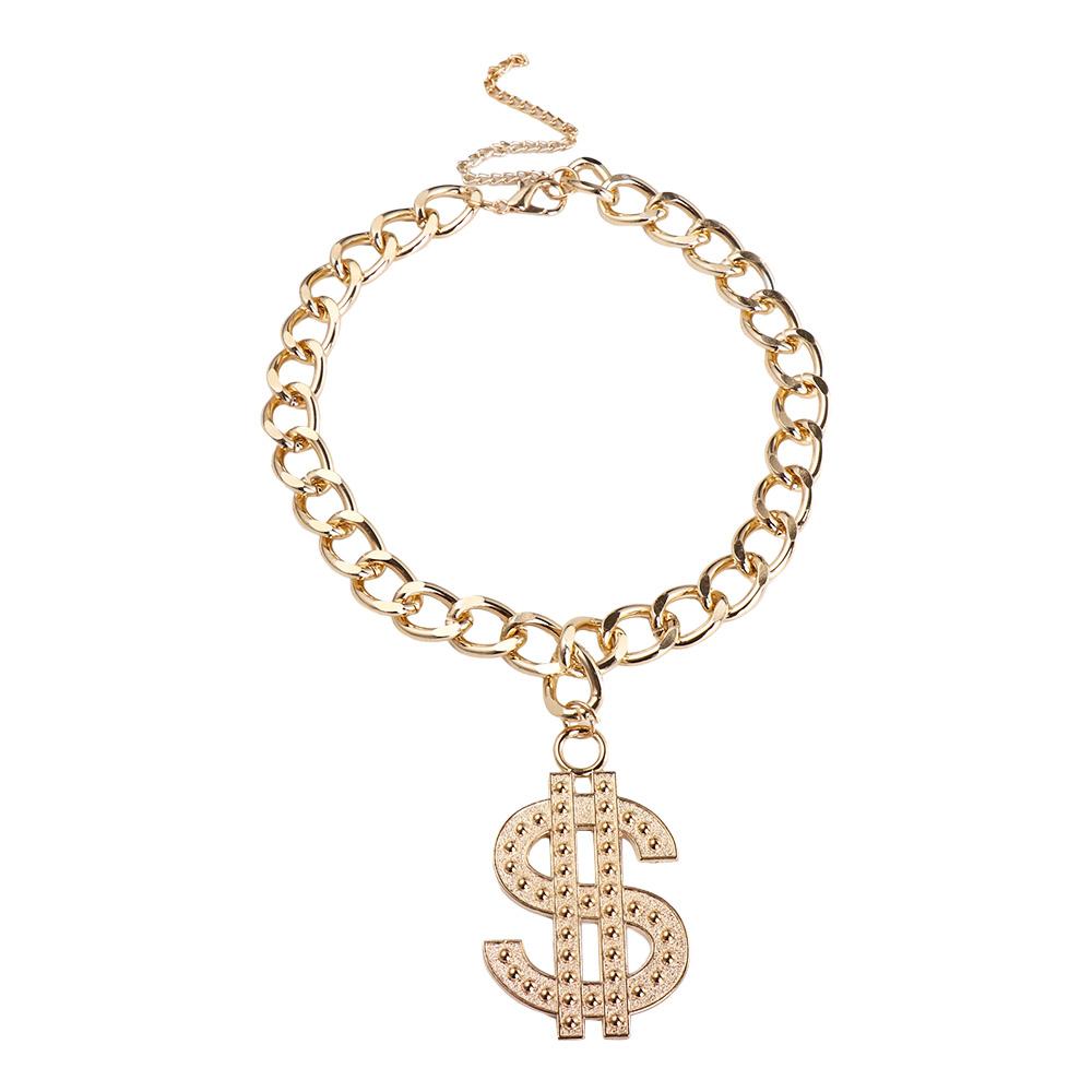 Gold 43Cm French Bulldog Dog Supplies Personalized Dollar Necklace Pet Collar Pendant Dog Chain золотий
Gold 43Cm French Bulldog Dog Supplies Personalized Dollar Necklace Pet Collar Pendant Dog Chain золотий