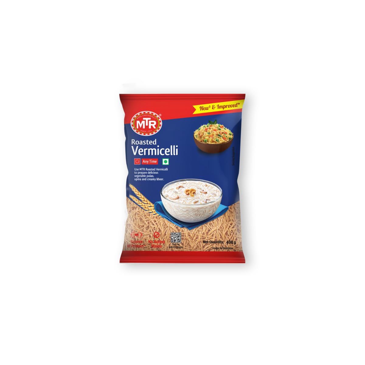 MTR Vegetarian Roasted Vermicelli 400 grams
MTR Vegetarian Roasted Vermicelli 400 grams