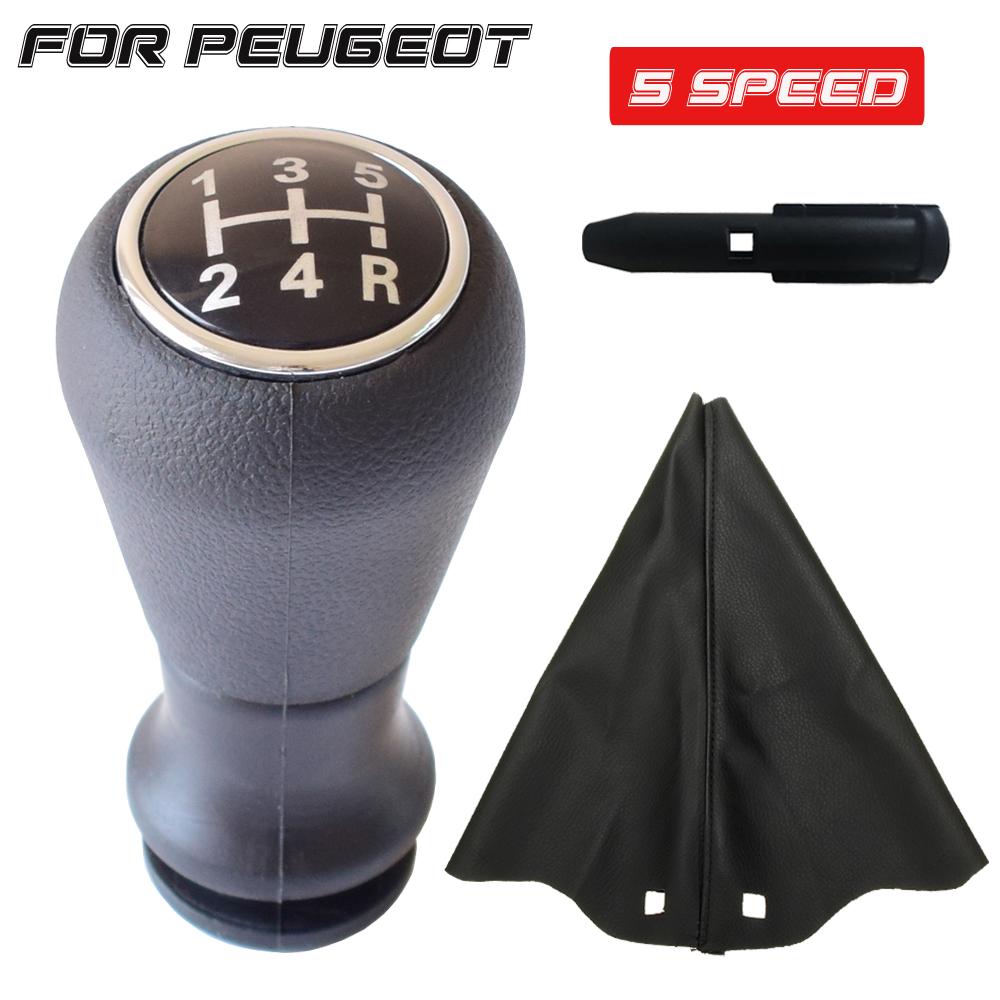New Chrome Car ABS Gear Shift Knob Manual 5 Speed For Peugeot 106 206 306 406 107 207 307 407 301 308 2008 With Gaiter Cover Black-5 Speed
New Chrome Car ABS Gear Shift Knob Manual 5 Speed For Peugeot 106 206 306 406 107 207 307 407 301 308 2008 With Gaiter Cover Black-5 Speed