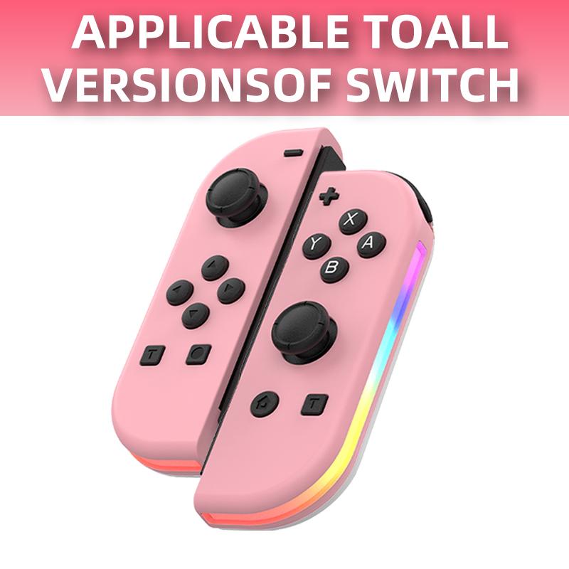 JOY02 RGB бездротовий контролер джойстика BT5.2 L/R для Nintendo Switch/Oled, підтримка 6-осьового гіроскопа, джойстика, геймпада з подвійною вібрацією
JOY02 RGB бездротовий контролер джойстика BT5.2 L/R для Nintendo Switch/Oled, підтримка 6-осьового гіроскопа, джойстика, геймпада з подвійною вібрацією