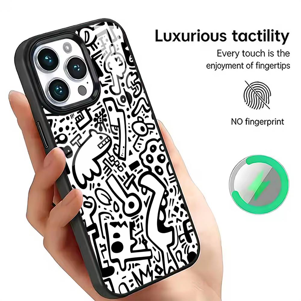 Black White Graffiti Art Phone Case For iPhone17,16,15,14,13,12,11 Plus,Pro Magnetic with Magsafe Wireless Charging iPhone11PROMAX
Black White Graffiti Art Phone Case For iPhone17,16,15,14,13,12,11 Plus,Pro Magnetic with Magsafe Wireless Charging iPhone11PROMAX