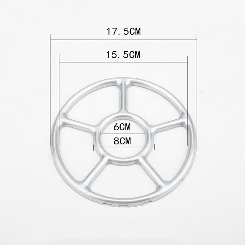 Безопасное кольцо-рассекатель для варочной панели, редуктор, портативная газовая плита, прочная походная подставка, полка для кофеварки, стальные практичные аксессуары L
Безопасное кольцо-рассекатель для варочной панели, редуктор, портативная газовая плита, прочная походная подставка, полка для кофеварки, стальные практичные аксессуары L