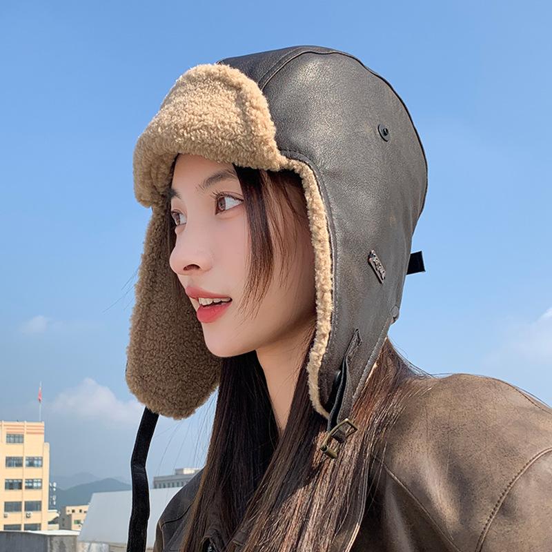 Шапка Thunderbolt, модная мужская зимняя утолщенная пилотская велосипедная защита ушей из искусственной кожи, женская теплая водонепроницаемая овечья шерсть One Size
Шапка Thunderbolt, модная мужская зимняя утолщенная пилотская велосипедная защита ушей из искусственной кожи, женская теплая водонепроницаемая овечья шерсть One Size