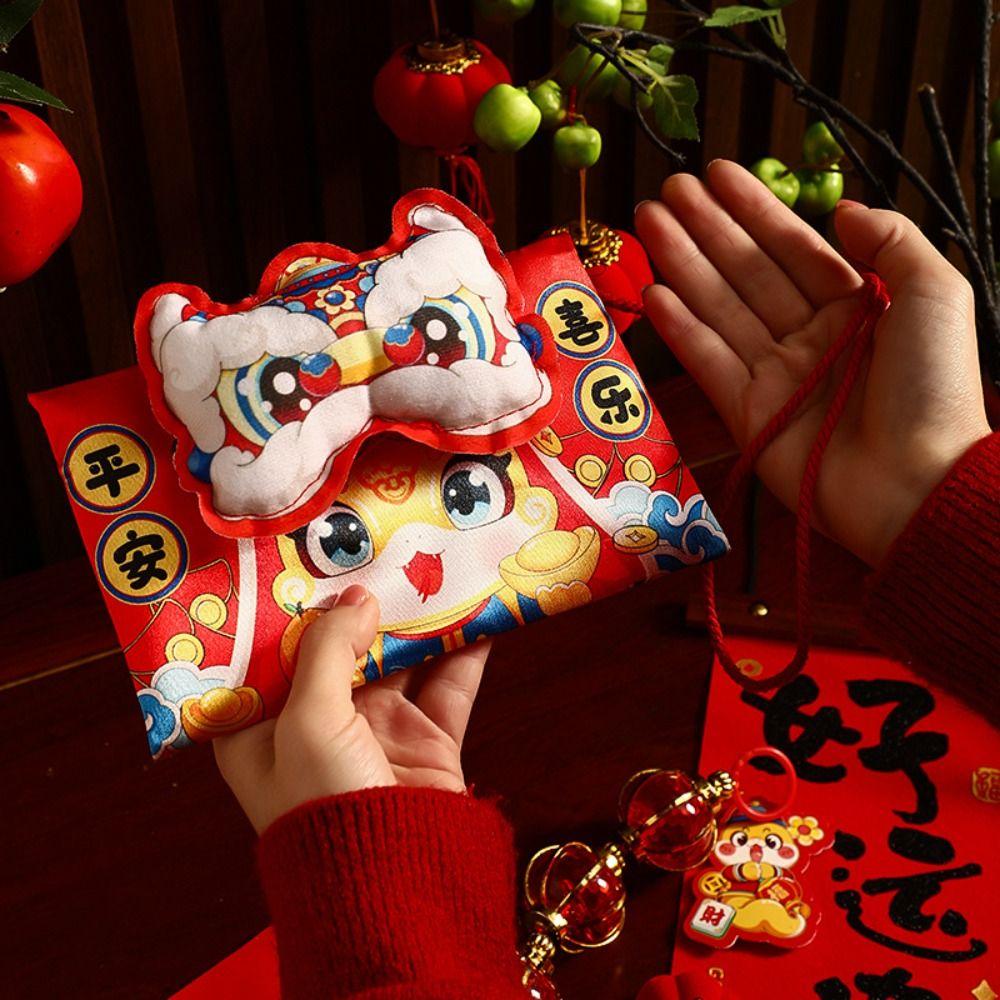 Blessing New Year Lucky Money Bag Traditional Messenger Bag Spring Festival Supplies Style 2
Blessing New Year Lucky Money Bag Traditional Messenger Bag Spring Festival Supplies Style 2