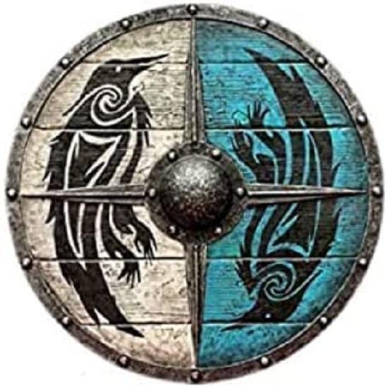 Medieval Viking Bjorn Lothbrok Shield, Battle Ready Round Shield, Viking Shield, Shield Maiden Viking Shield 76.2 cm
Medieval Viking Bjorn Lothbrok Shield, Battle Ready Round Shield, Viking Shield, Shield Maiden Viking Shield 76.2 cm