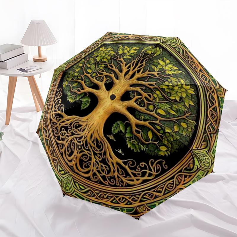 1 PC Automatic Folding Umbrella - Viking Tree Pattern, Portable & Foldable Design with 8 Ribs, Christmas Birthday Gifts
1 PC Automatic Folding Umbrella - Viking Tree Pattern, Portable & Foldable Design with 8 Ribs, Christmas Birthday Gifts