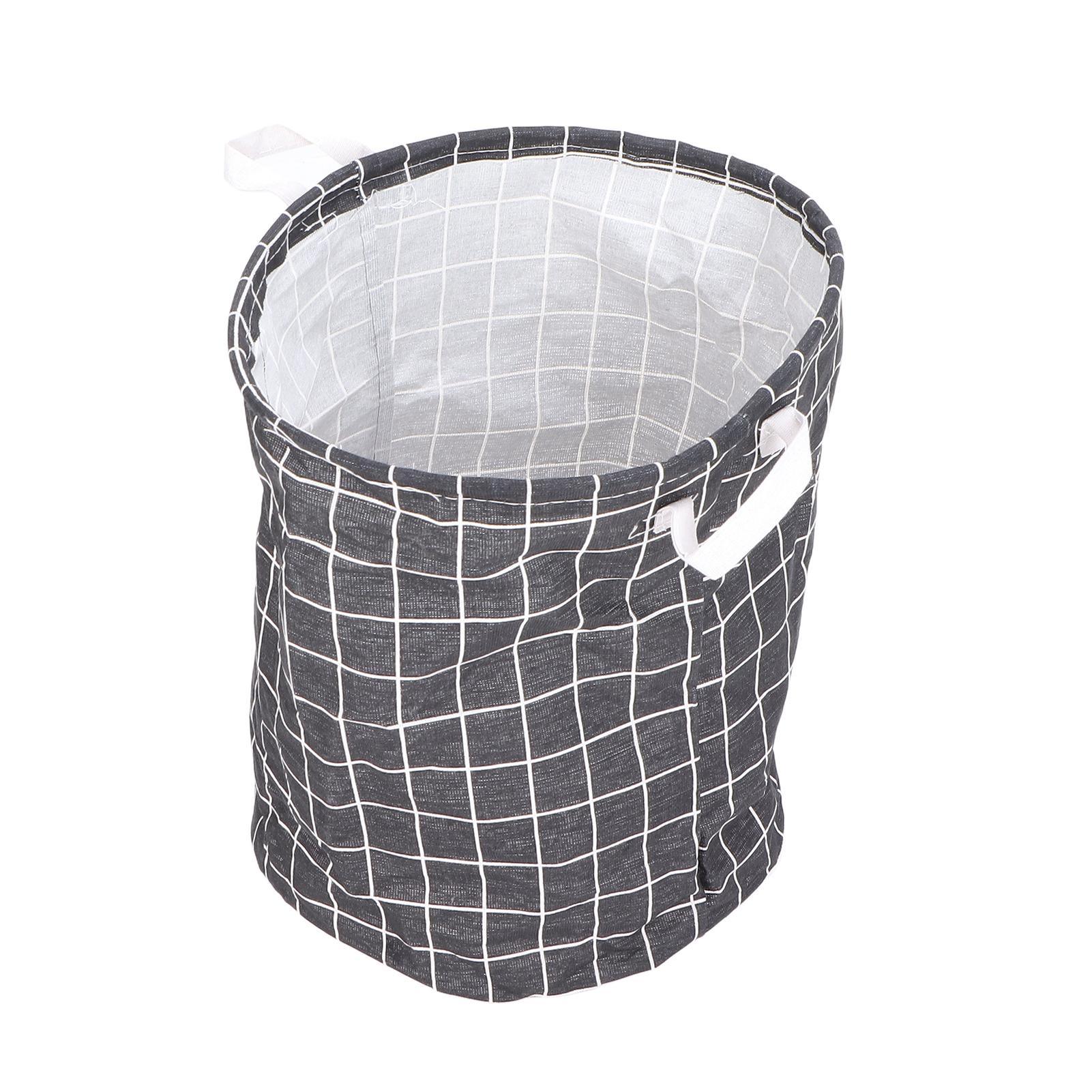 Dirty Clothes Basket Washable Collapsible Black Plaid Large Capacity Storage Basket for Household Hair Salon
Dirty Clothes Basket Washable Collapsible Black Plaid Large Capacity Storage Basket for Household Hair Salon