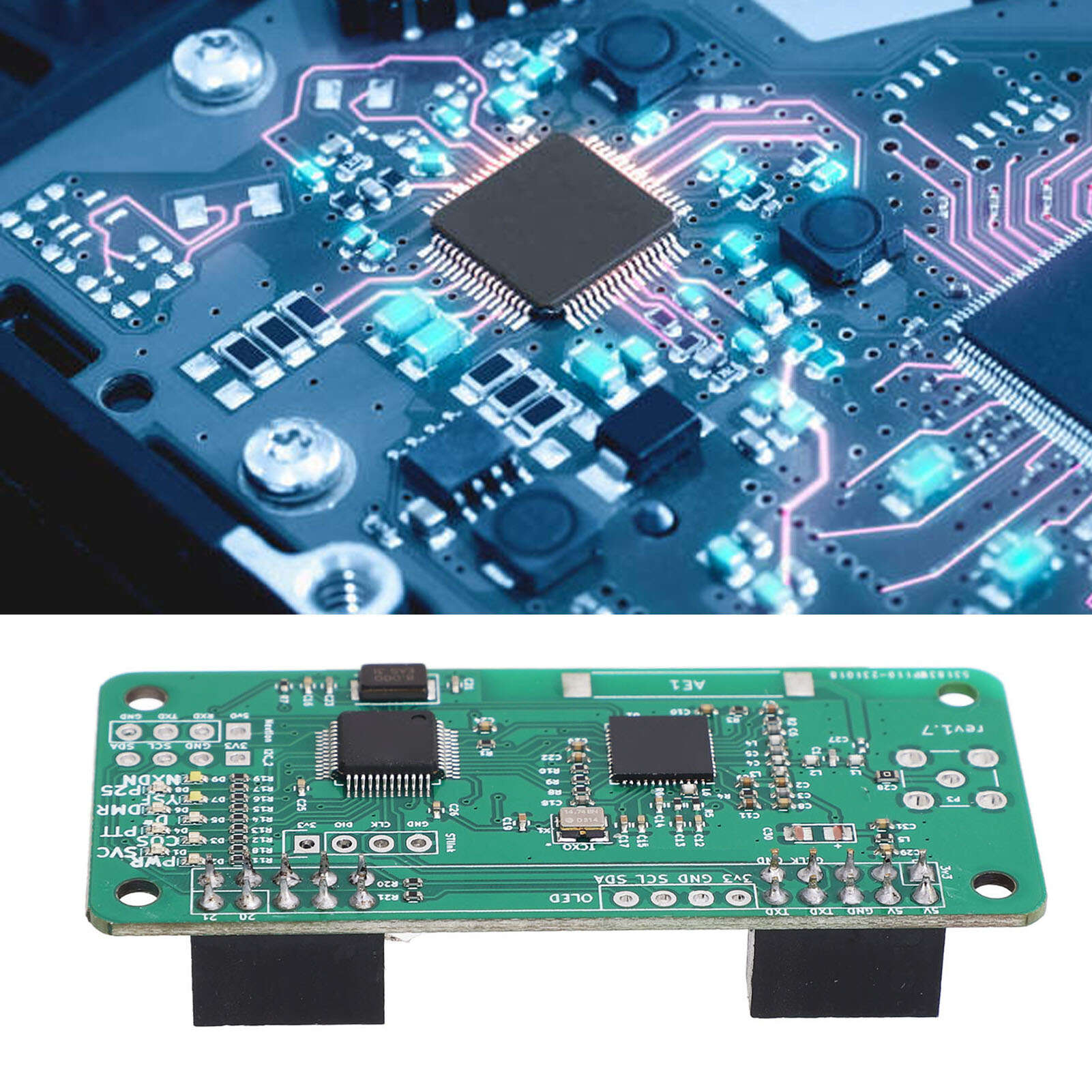 MMDVM Хотспот Плата PCB 32 Біт 10мВт RF DMR YSF P25 NXDN DSTAR Модуль плати хотспоту
MMDVM Хотспот Плата PCB 32 Біт 10мВт RF DMR YSF P25 NXDN DSTAR Модуль плати хотспоту