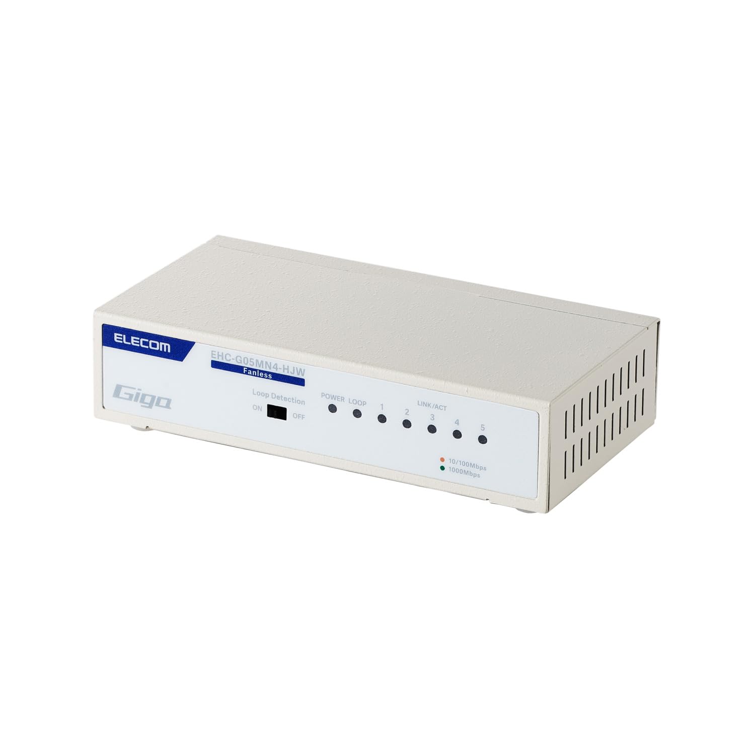 ELECOM Giga Compatible Switching Hub 5 Ports Metal Housing with Magnet Power Supply Model White Built-in EHC-G05MN4-HJW білий
ELECOM Giga Compatible Switching Hub 5 Ports Metal Housing with Magnet Power Supply Model White Built-in EHC-G05MN4-HJW білий