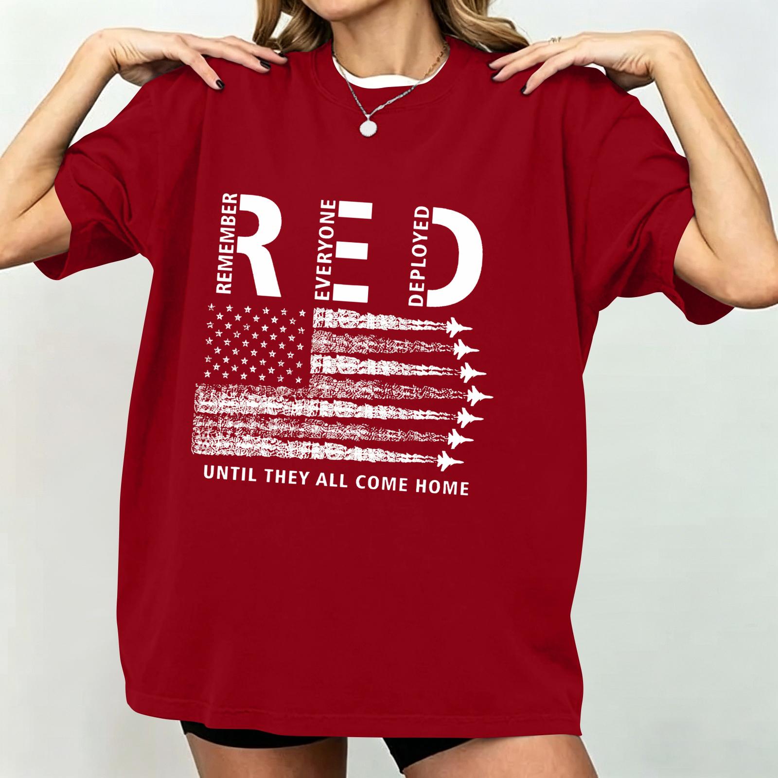 Women s Casual Short Sleeve T-Shirt Loose Fit Crew Neck Graphic Print Top Lightweight Comfortable Summer Shirt S красный
Women s Casual Short Sleeve T-Shirt Loose Fit Crew Neck Graphic Print Top Lightweight Comfortable Summer Shirt S красный