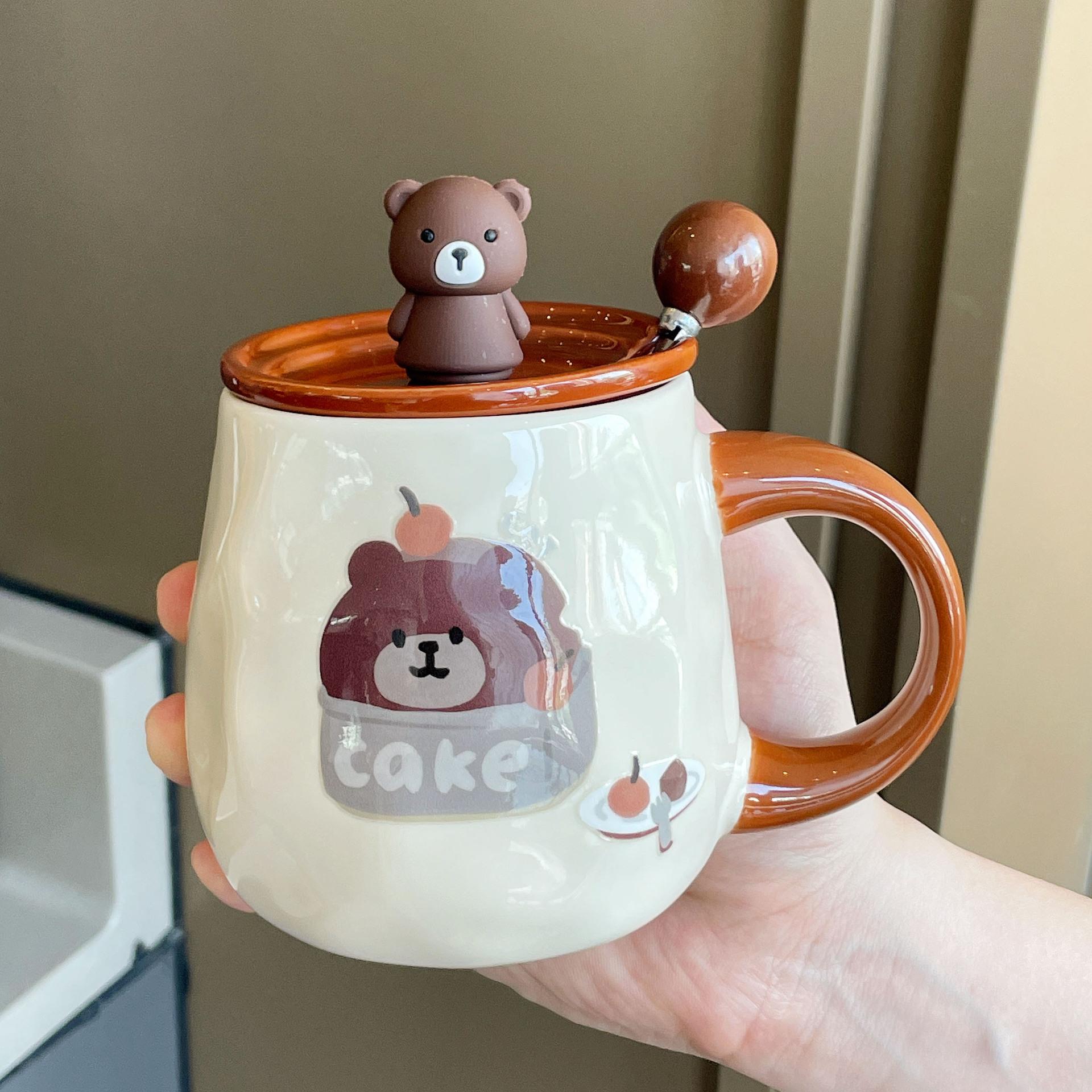 Сувенирная Милая Керамическая Кружка с Крышкой, Чашка для Воды для Пары, Креативная Практичная Чашка, Мужская Кофейная Чашка, Подарок 401-500ml
Сувенирная Милая Керамическая Кружка с Крышкой, Чашка для Воды для Пары, Креативная Практичная Чашка, Мужская Кофейная Чашка, Подарок 401-500ml