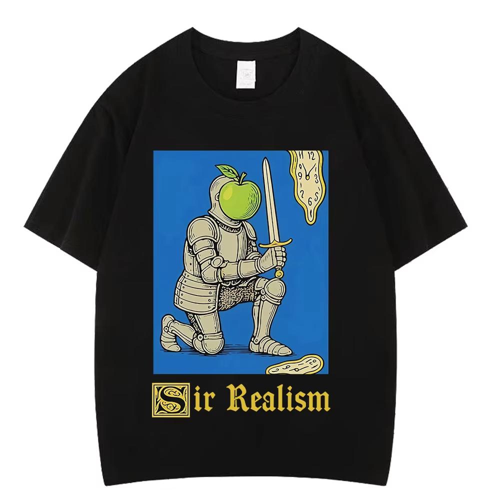 Sir Realism Green Apple Funny Knight Meme Tshirt Unisex Women Harajuku Streets Top Summer Gothic Punk pure Cotton Casual Tshirts M
Sir Realism Green Apple Funny Knight Meme Tshirt Unisex Women Harajuku Streets Top Summer Gothic Punk pure Cotton Casual Tshirts M