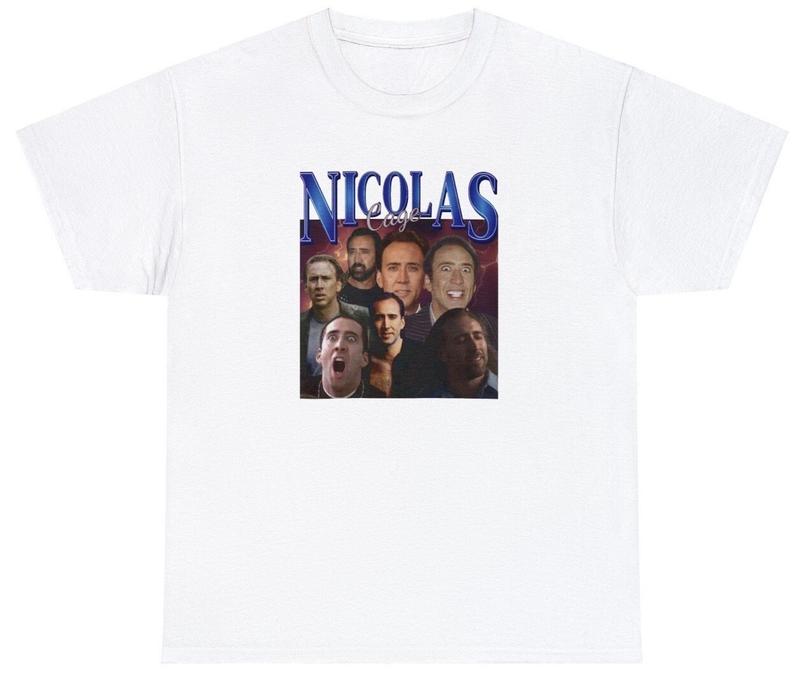 Nicolas Cage 90 s Bootleg Rap Unisex T-Shirt Funny Nick Nic Cage Parody Gift Y2K Tee M
Nicolas Cage 90 s Bootleg Rap Unisex T-Shirt Funny Nick Nic Cage Parody Gift Y2K Tee M