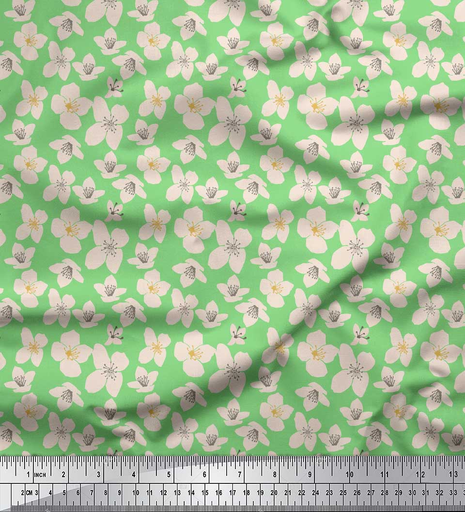 Soimoi Green Japan Crepe Satin Fabric Cardamine Floral Decor Fabric Printed metre 42 Inch 42 Inch Wide - Poly Crepe зелёный
Soimoi Green Japan Crepe Satin Fabric Cardamine Floral Decor Fabric Printed metre 42 Inch 42 Inch Wide - Poly Crepe зелёный