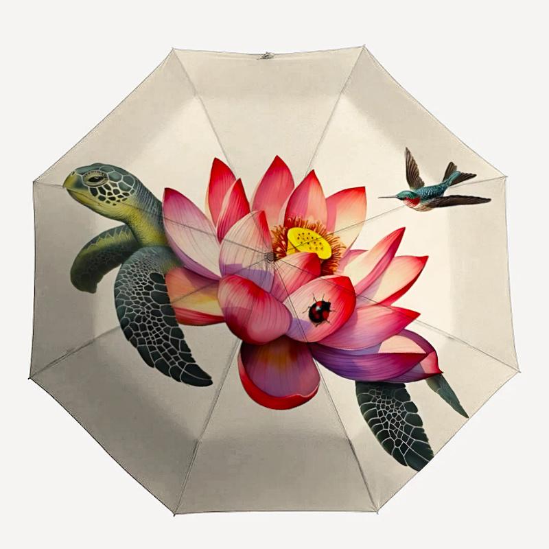 1pc Lotus Turtle Automatic Open/close Umbrella, 8-Rib sturdy structure, Portable Travel Umbrella, Parties, Everyday Use,20
1pc Lotus Turtle Automatic Open/close Umbrella, 8-Rib sturdy structure, Portable Travel Umbrella, Parties, Everyday Use,20