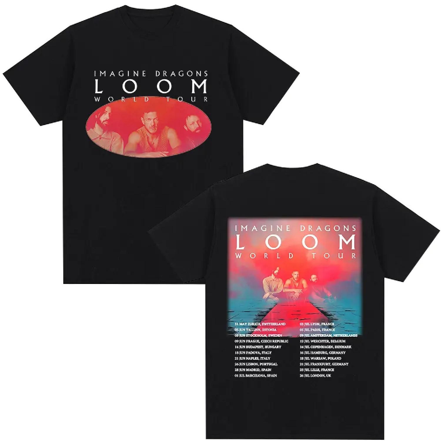 Imagine Dragons Band Loom World Tour 2025 Merch T Shirt Men Women Fashion Hip Hop Vintage T-shirt Casual Cotton Loose T-shirts XXXXXL чорний
Imagine Dragons Band Loom World Tour 2025 Merch T Shirt Men Women Fashion Hip Hop Vintage T-shirt Casual Cotton Loose T-shirts XXXXXL чорний