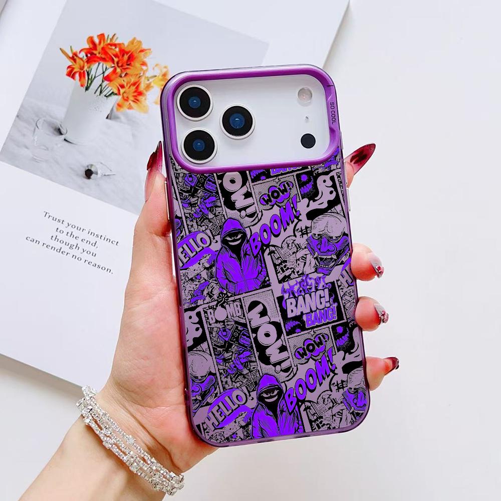 Fashion Cartoon Graffiti Phone Case For iPhone 17 16 15 14 13 12 11 Pro Max Air Matte Laser Aurora Shockproof Funda iPhone 15 Plus
Fashion Cartoon Graffiti Phone Case For iPhone 17 16 15 14 13 12 11 Pro Max Air Matte Laser Aurora Shockproof Funda iPhone 15 Plus