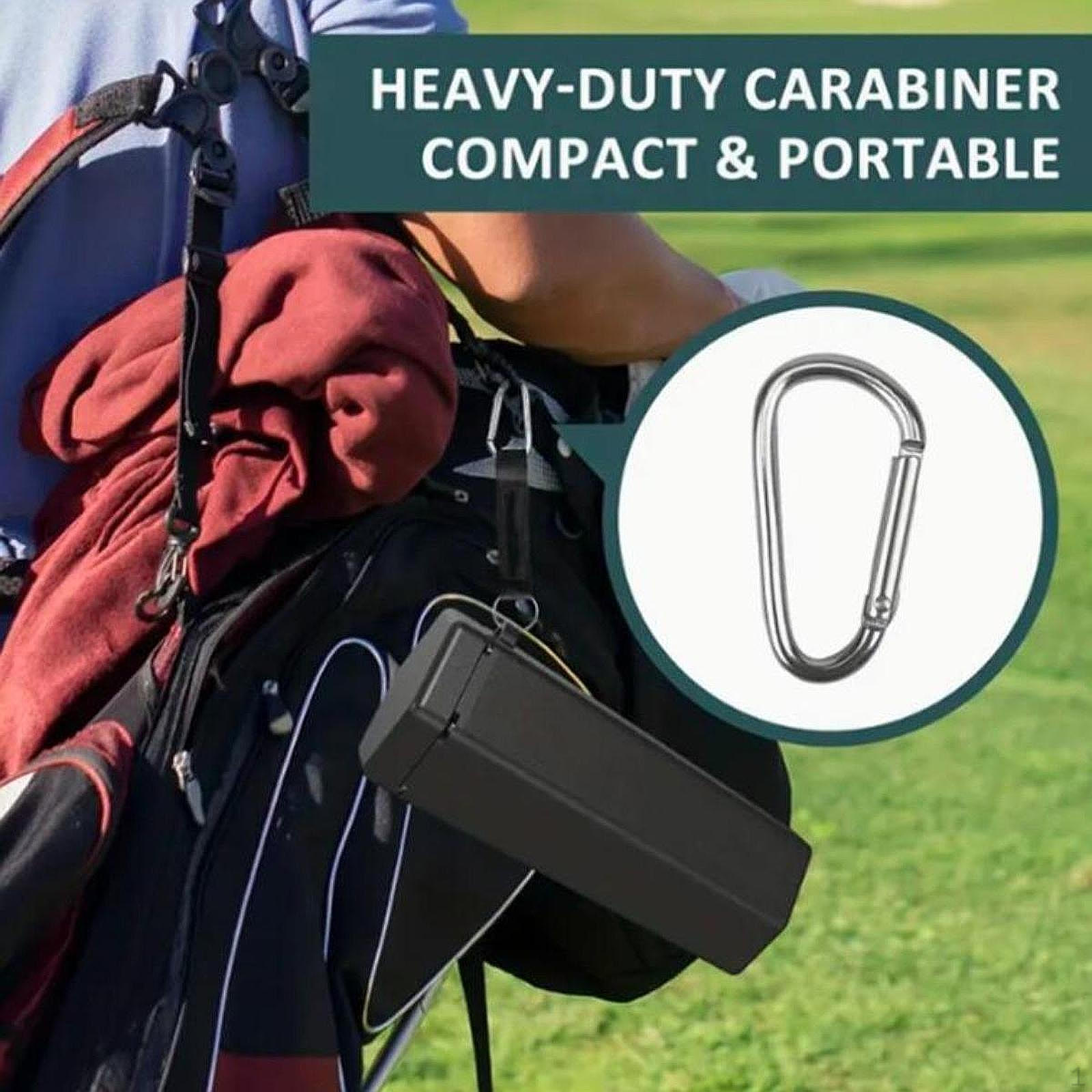 Golf Ball Washer Washing Machine Multi Use Accessories with Carabiner Compact for Tournaments, Argent
Golf Ball Washer Washing Machine Multi Use Accessories with Carabiner Compact for Tournaments, Argent