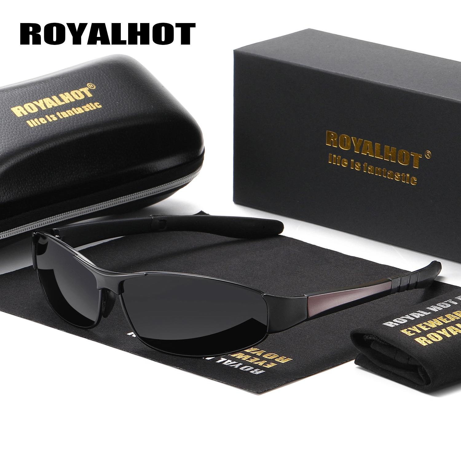 RoyalHot унисекс поляризованные овальные металлические модные солнцезащитные очки для вождения на открытом воздухе чёрный
RoyalHot унисекс поляризованные овальные металлические модные солнцезащитные очки для вождения на открытом воздухе чёрный