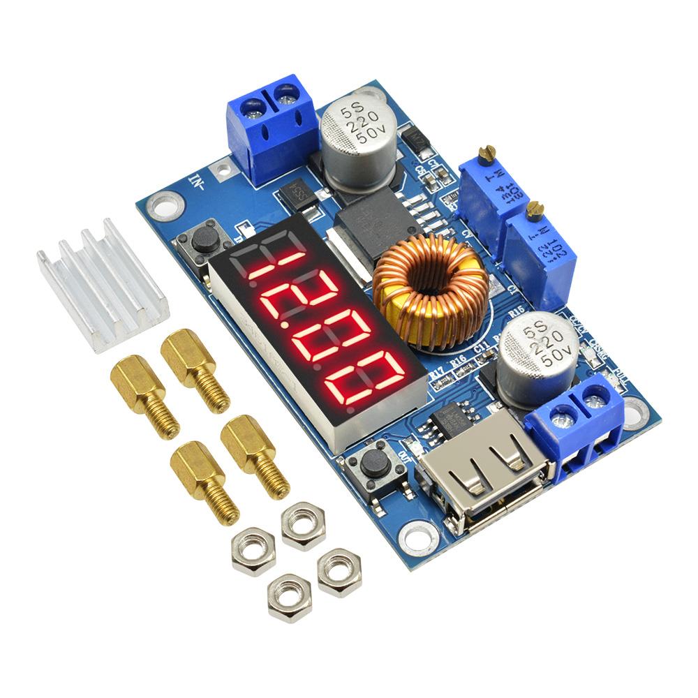 5A 75W XL4015 DC-DC Converter Adjustable Step-Down Module 4.0-38V to 1.25V-36V DIY Adjustable Power Supply
5A 75W XL4015 DC-DC Converter Adjustable Step-Down Module 4.0-38V to 1.25V-36V DIY Adjustable Power Supply