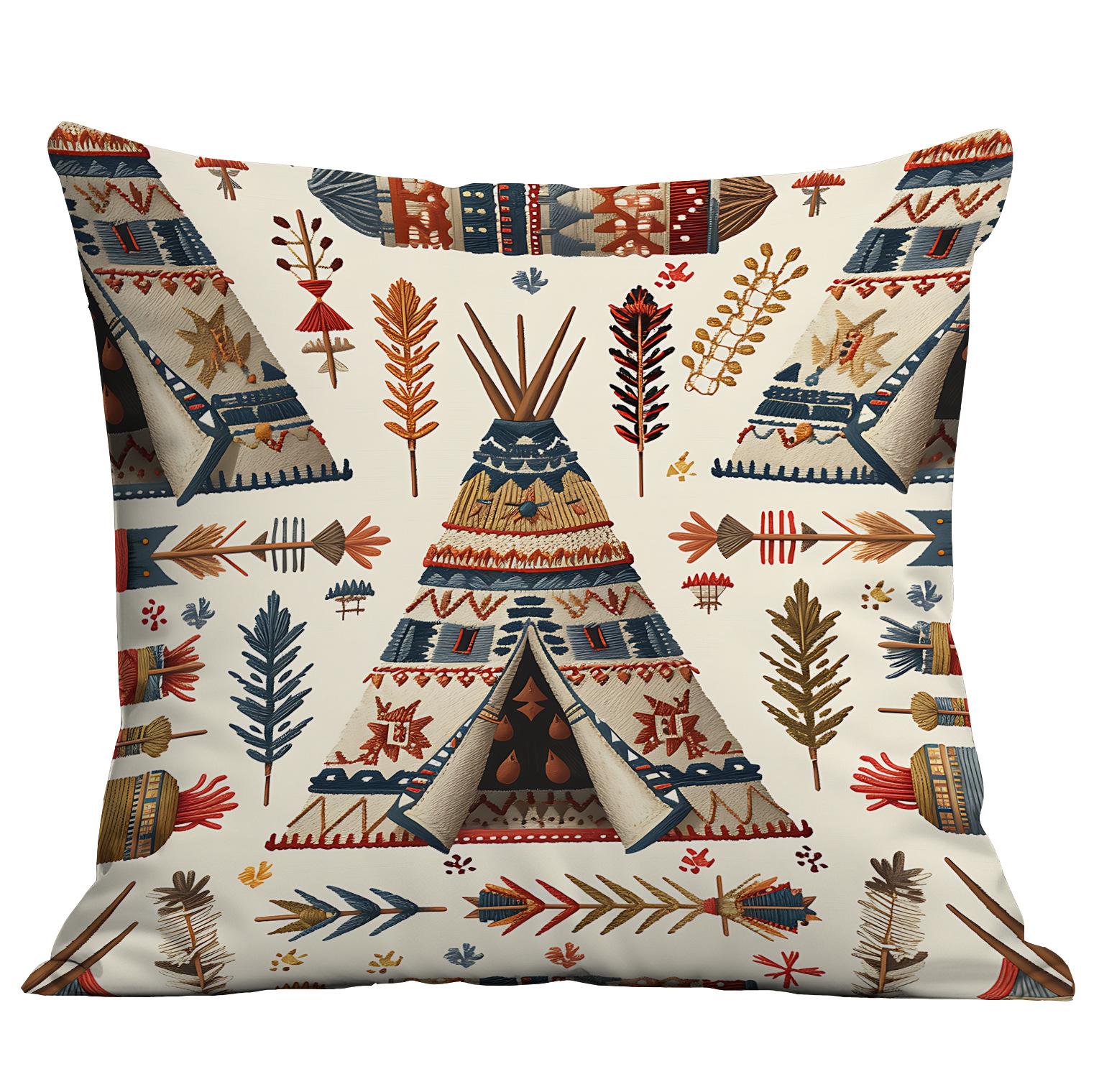 New Retro Creative Ethnic Style Pillow Cover Home Living Room Hotel Cushion Pillow Cover Ornament Premium Durable 45 * 45Cm
New Retro Creative Ethnic Style Pillow Cover Home Living Room Hotel Cushion Pillow Cover Ornament Premium Durable 45 * 45Cm