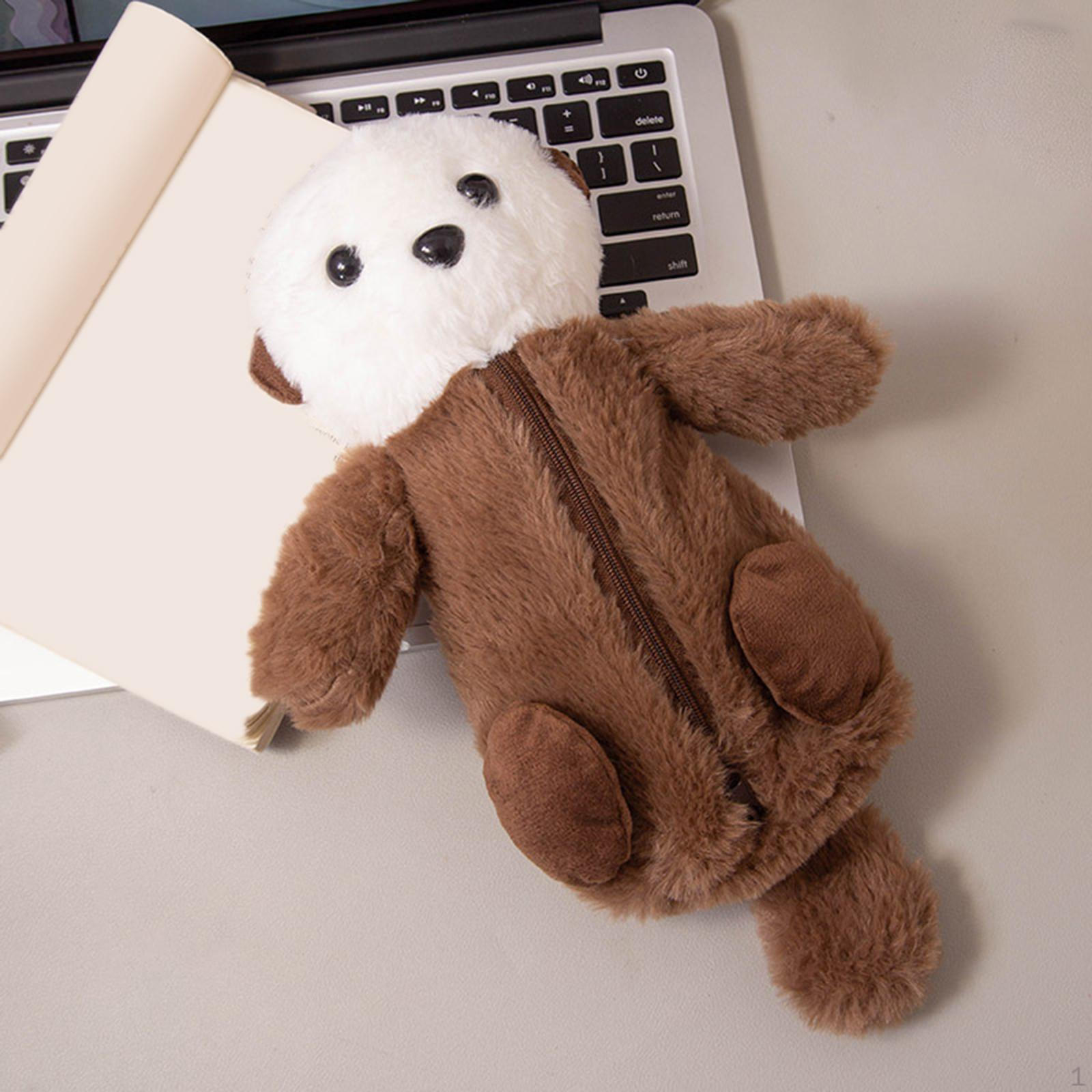 Plush Animal Pencil Bag Cosmetic Stationery Pouch School Supplies Cartoon Soft Case коричневый
Plush Animal Pencil Bag Cosmetic Stationery Pouch School Supplies Cartoon Soft Case коричневый