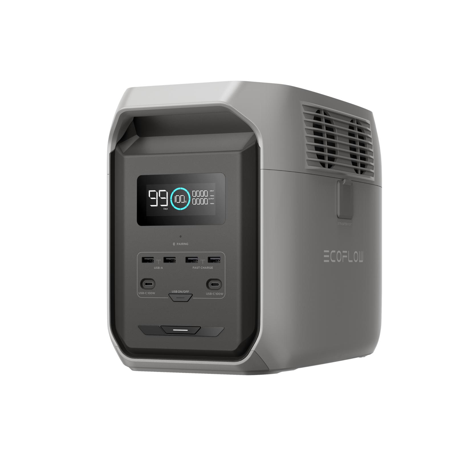Портативна електростанція EF ECOFLOW DELTA 3 1500, акумулятор LiFePO4 1536 Вт·год, повна зарядка 1,5 години, 1800 Вт (3 600 Вт пік) Сонячний генератор
Портативна електростанція EF ECOFLOW DELTA 3 1500, акумулятор LiFePO4 1536 Вт·год, повна зарядка 1,5 години, 1800 Вт (3 600 Вт пік) Сонячний генератор
