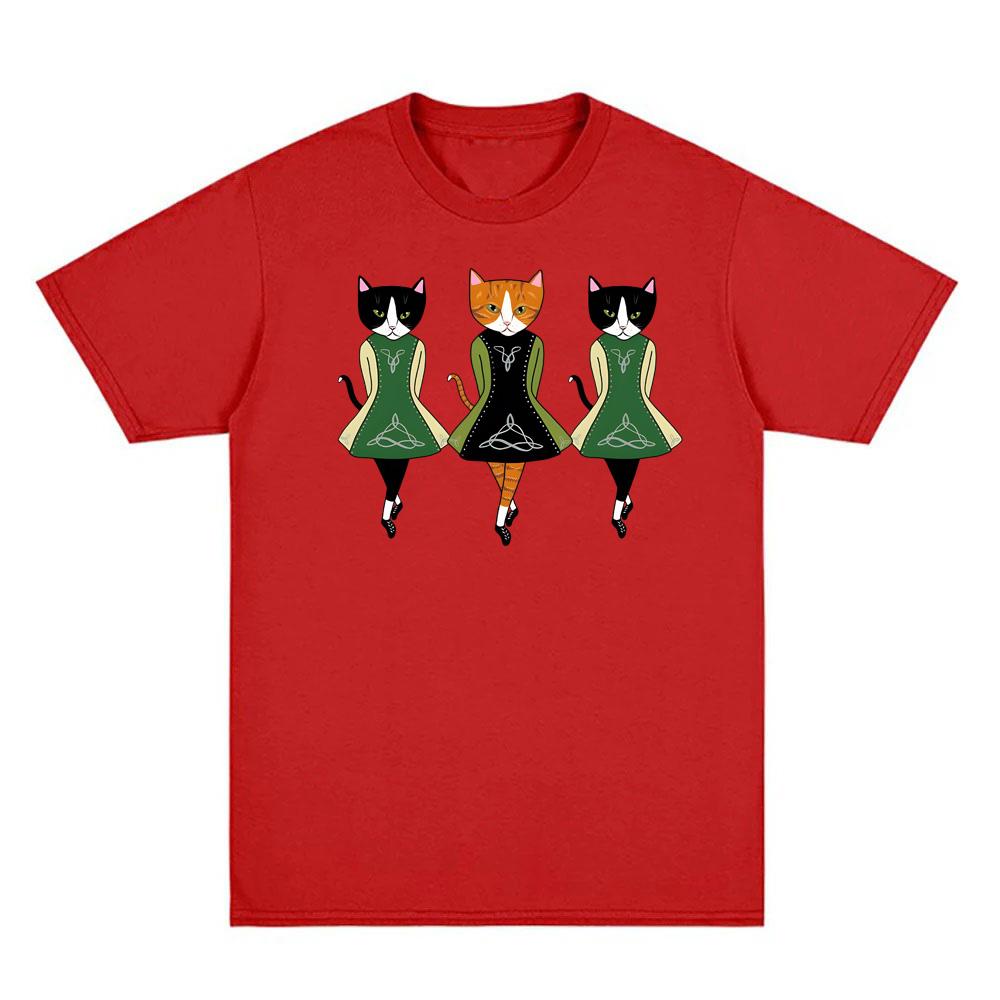 Irish Step Dancing Cats T-Shirt High Quality Round Neck Comfortable Tees Summer Oversized Clothes Fashion Cotton O-neck Tops XXL
Irish Step Dancing Cats T-Shirt High Quality Round Neck Comfortable Tees Summer Oversized Clothes Fashion Cotton O-neck Tops XXL