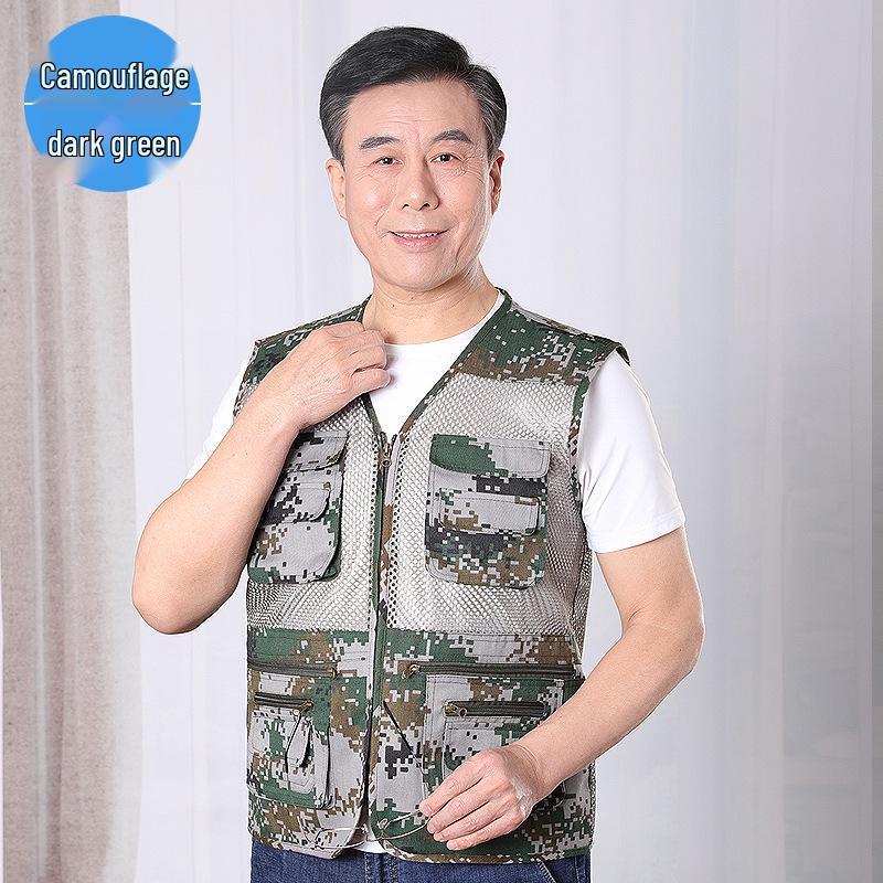 Men s Quick-Dry Mesh Multi-Pocket Hiking & Fishing Vest 2XL (for 135-155 jin)
Men s Quick-Dry Mesh Multi-Pocket Hiking & Fishing Vest 2XL (for 135-155 jin)
