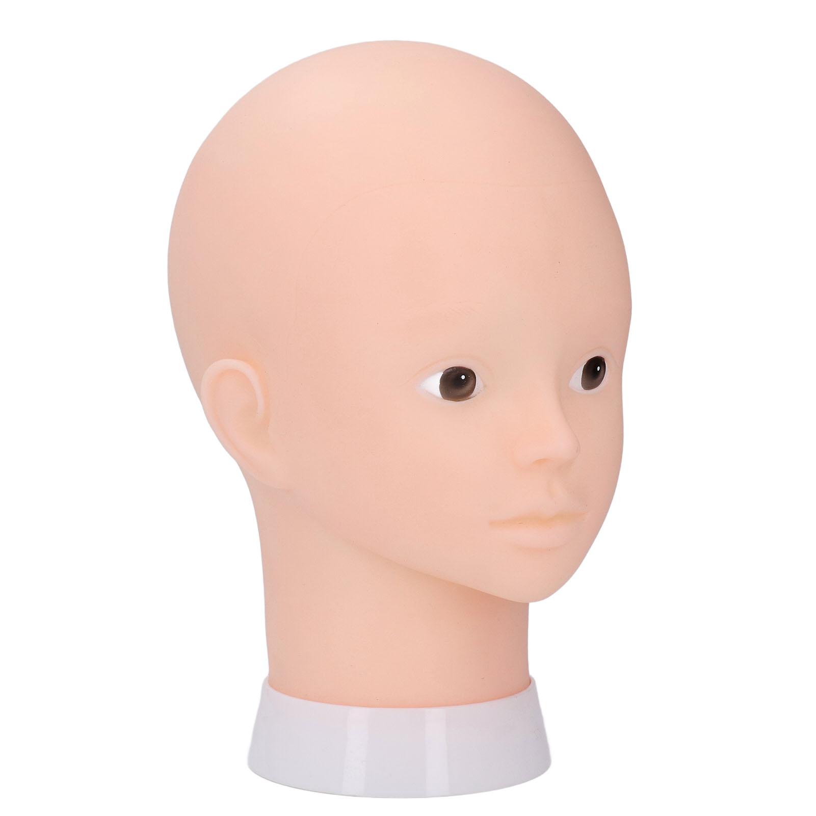 Bald Mannequin Head PVC Realistic Skin Makeup Practice Doll Head for Practice Massage Hat Glasses Display
Bald Mannequin Head PVC Realistic Skin Makeup Practice Doll Head for Practice Massage Hat Glasses Display