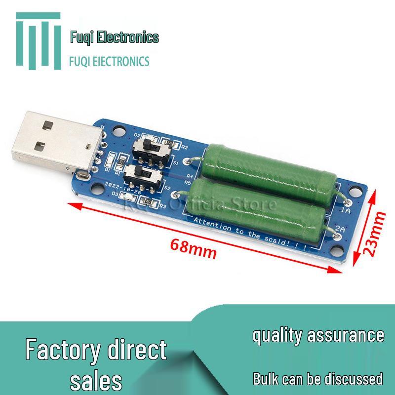 USB Electronic Load Resistor for Power Bank Testing 3A/2A/1A Discharge
USB Electronic Load Resistor for Power Bank Testing 3A/2A/1A Discharge