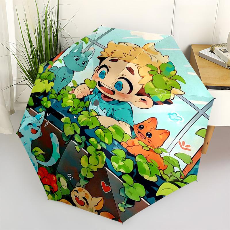 1pc Outdoor Umbrella with Cute Anime Characters - Automatic Opening/Closing, Portable 3-Fold Design, 8-Rib Iron Frame - Perfect Gift for Fans, Tr
1pc Outdoor Umbrella with Cute Anime Characters - Automatic Opening/Closing, Portable 3-Fold Design, 8-Rib Iron Frame - Perfect Gift for Fans, Tr