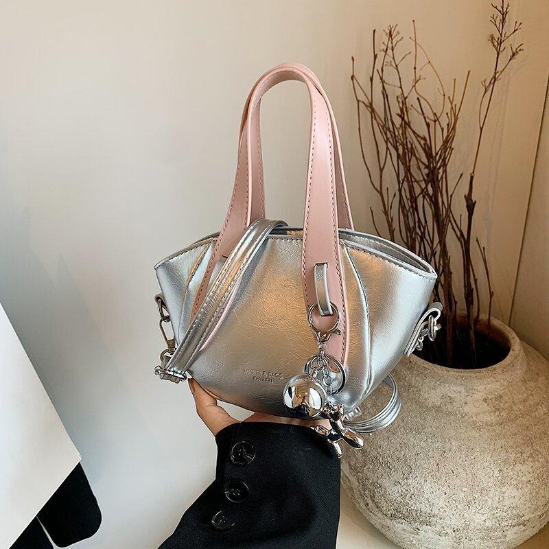 Tooxika Модная Серебряная Сумка Новая Популярная Высококачественная Сумка Супер Популярная Сумка Через Плечо серебряный