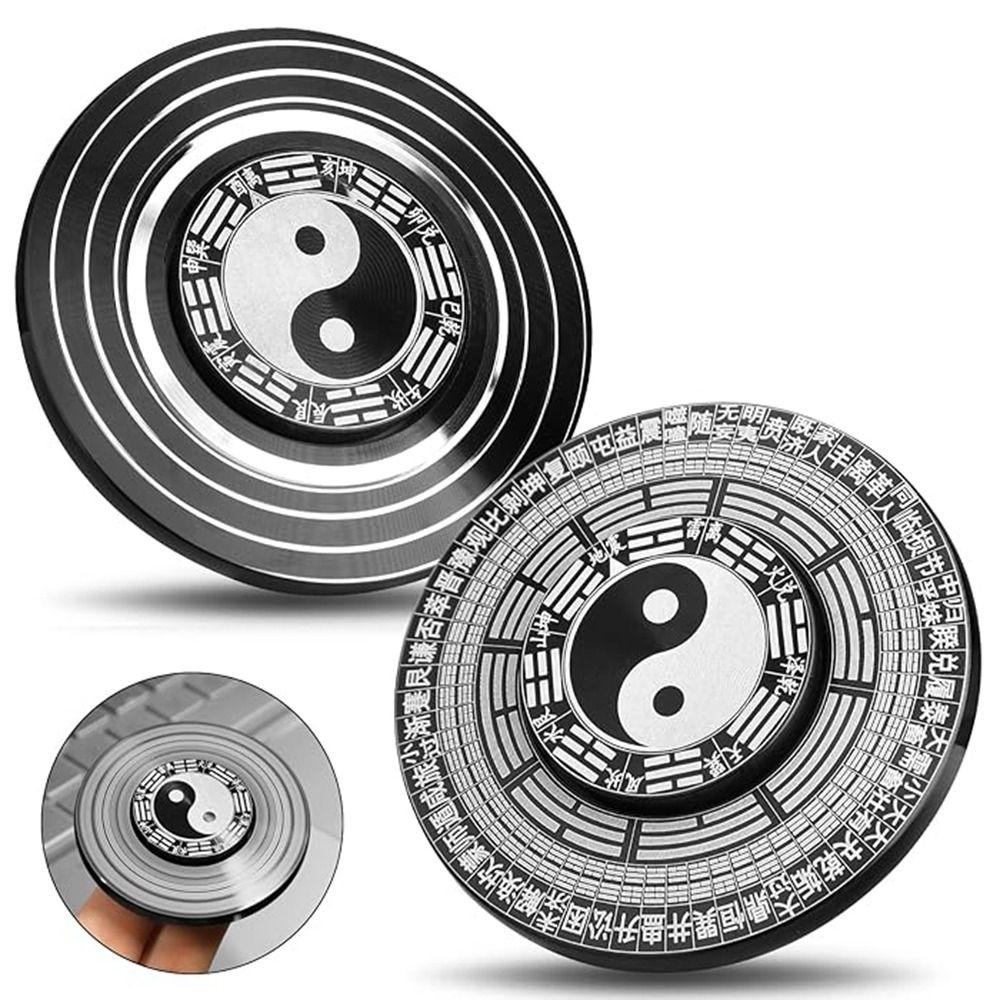 Bagua Pattern Finger Spinner Aluminium Zinc Zinc Alloy Zodiac Spinning Toys Fidget Spinner Decompression style 4
Bagua Pattern Finger Spinner Aluminium Zinc Zinc Alloy Zodiac Spinning Toys Fidget Spinner Decompression style 4