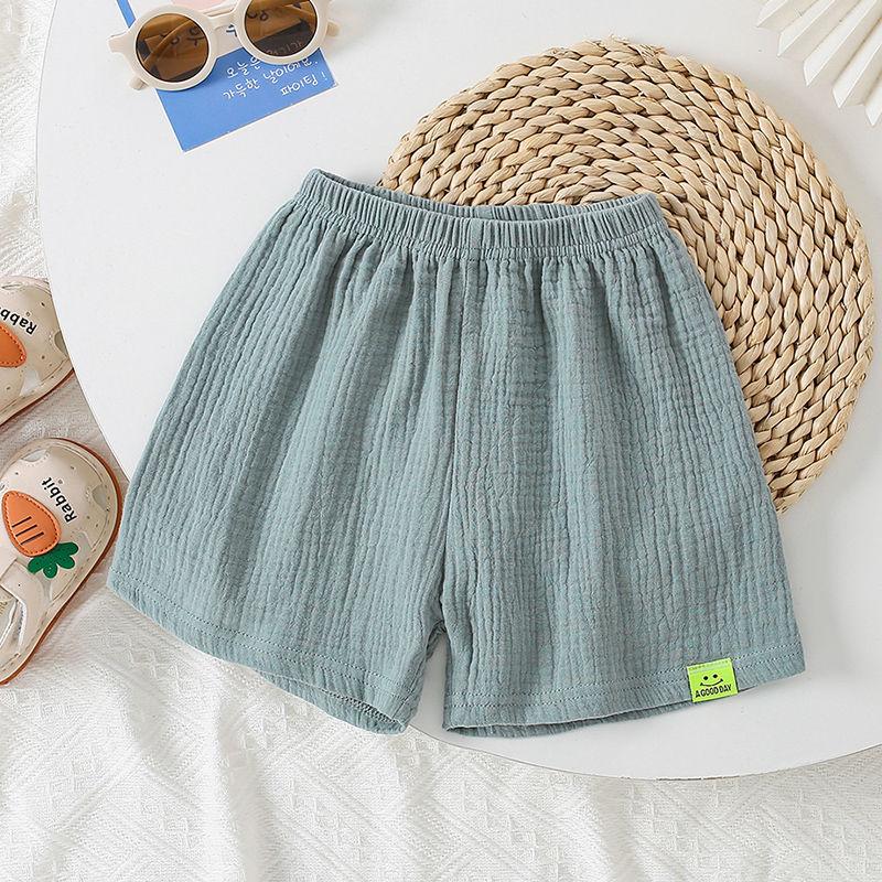 Детские шорты из чистого хлопка, летний тонкий дизайн, мужские и женские повседневные брюки из хлопчатобумажной пряжи, брюки длиной пять четвертей, верхняя одежда, брюки 150
Детские шорты из чистого хлопка, летний тонкий дизайн, мужские и женские повседневные брюки из хлопчатобумажной пряжи, брюки длиной пять четвертей, верхняя одежда, брюки 150