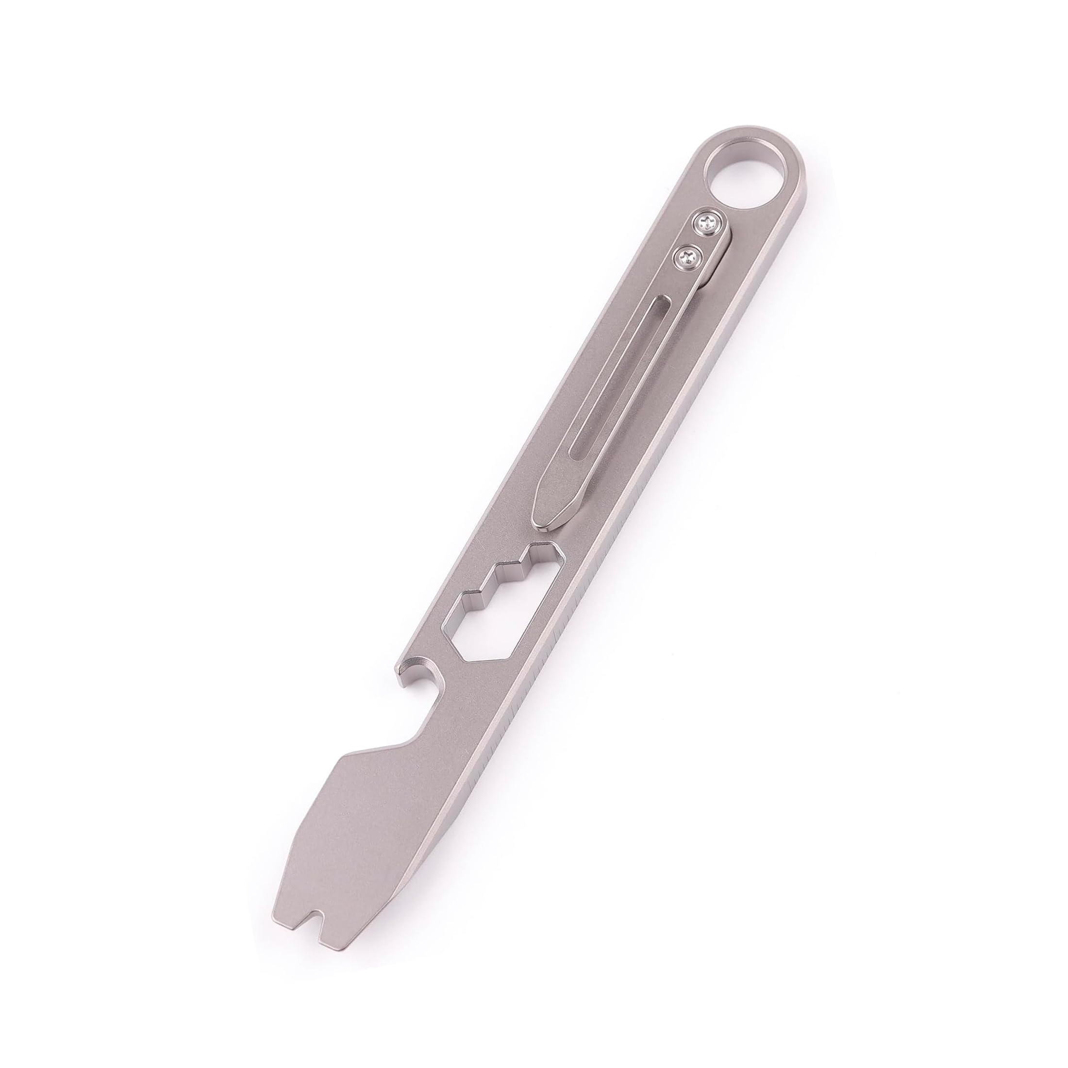 Hamans EDC Prybar Bottle Opener Titanium EDC Prybar Gear Mutitool CM Unit Scale Wrench with Clip 10-in-1 серый
Hamans EDC Prybar Bottle Opener Titanium EDC Prybar Gear Mutitool CM Unit Scale Wrench with Clip 10-in-1 серый