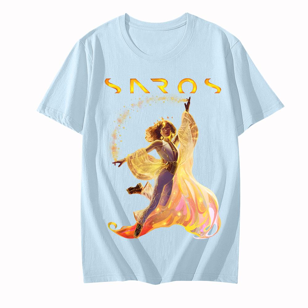 Saros Game T-Shirt Graphic Printing Cotton Camisetas Women/men Unisex Short Sleeve Clothes Comfortable O-neck Summer Tshirts XXL світло-синій колір
Saros Game T-Shirt Graphic Printing Cotton Camisetas Women/men Unisex Short Sleeve Clothes Comfortable O-neck Summer Tshirts XXL світло-синій колір