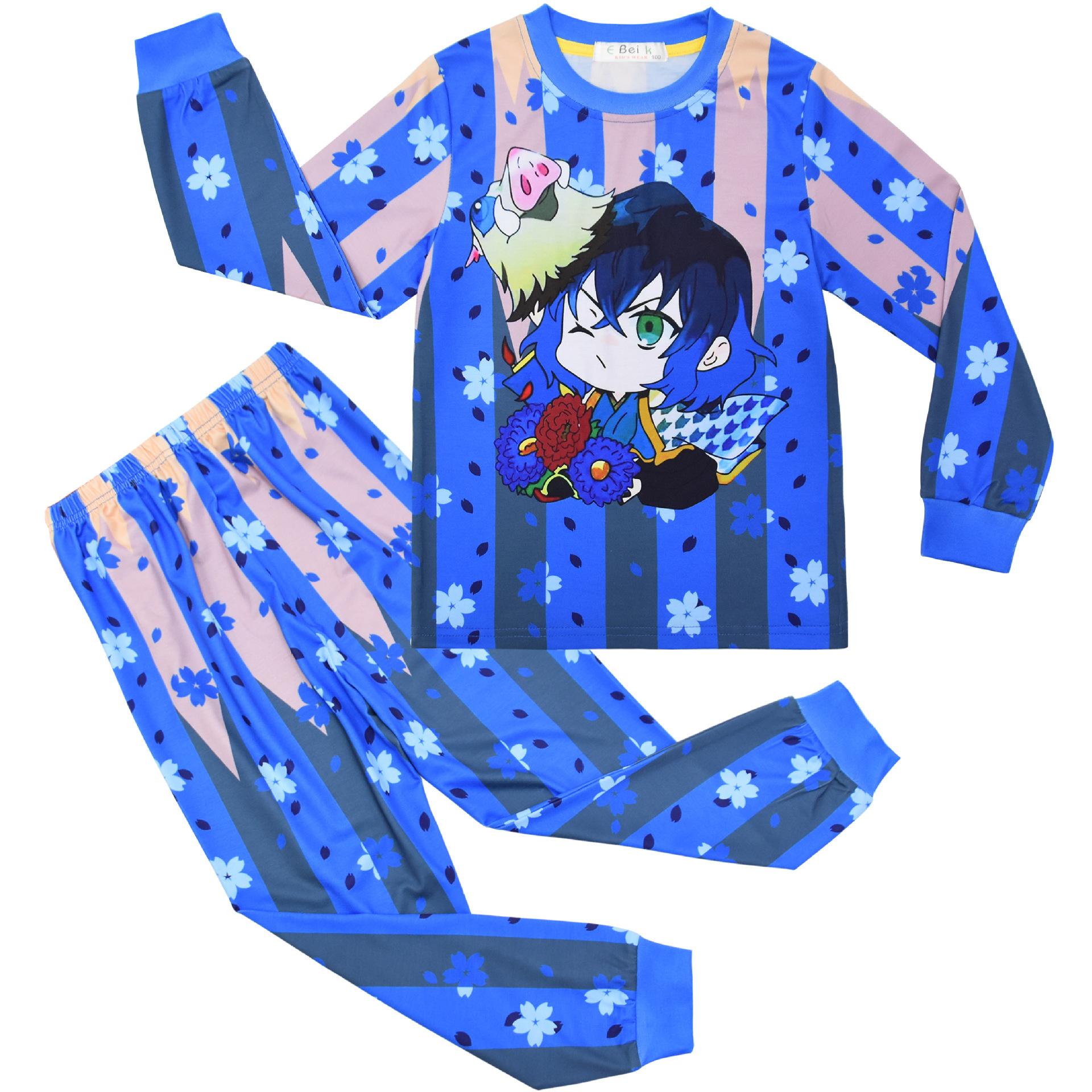 Riman Cartoon Digital Printing Middle And Older Children S Loungewear Long-Sleeved Pajamas Set 6303 120
Riman Cartoon Digital Printing Middle And Older Children S Loungewear Long-Sleeved Pajamas Set 6303 120